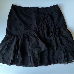 Le Gali black ruffle skirt